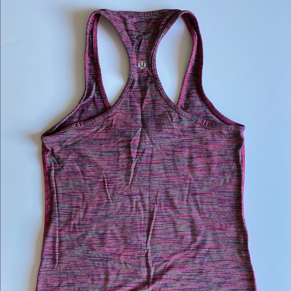 Lululemon Cool Racerback Tank-Multicolor Pink